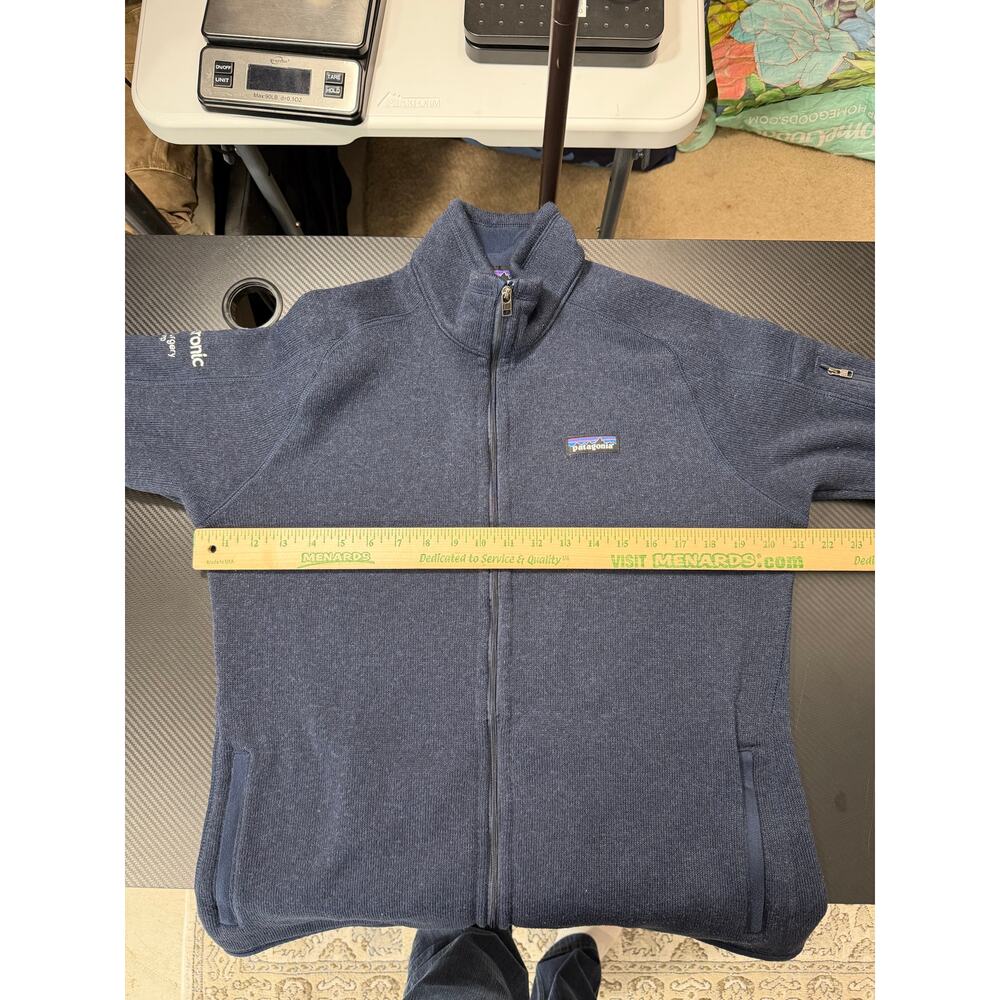 Patagonia Better Sweater Fleece Jacket Navy Blue Heather Size XL Womens LOGO - Picture 4 of 11